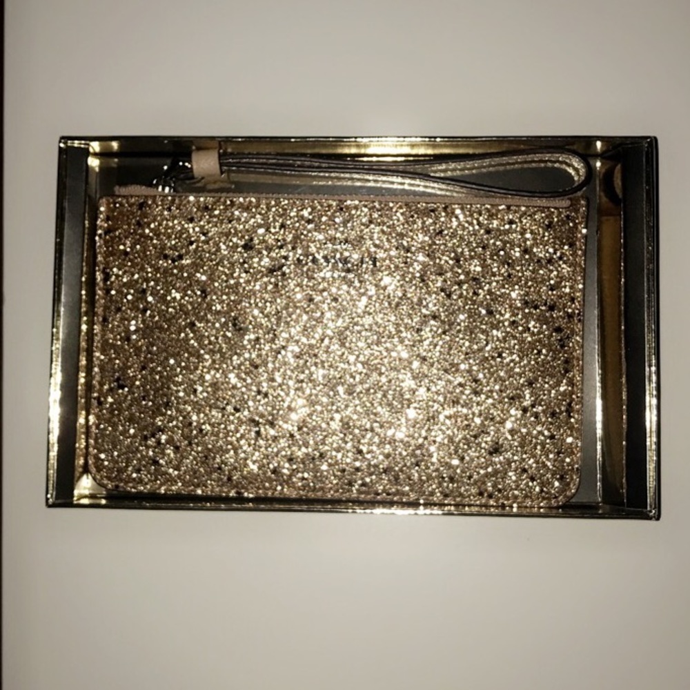 Coach Gold Wristlet